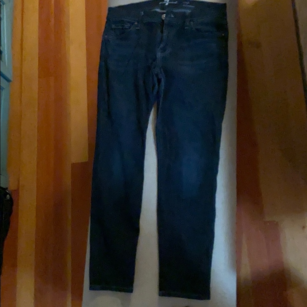 Seven for all mankind darkwash skinny jean